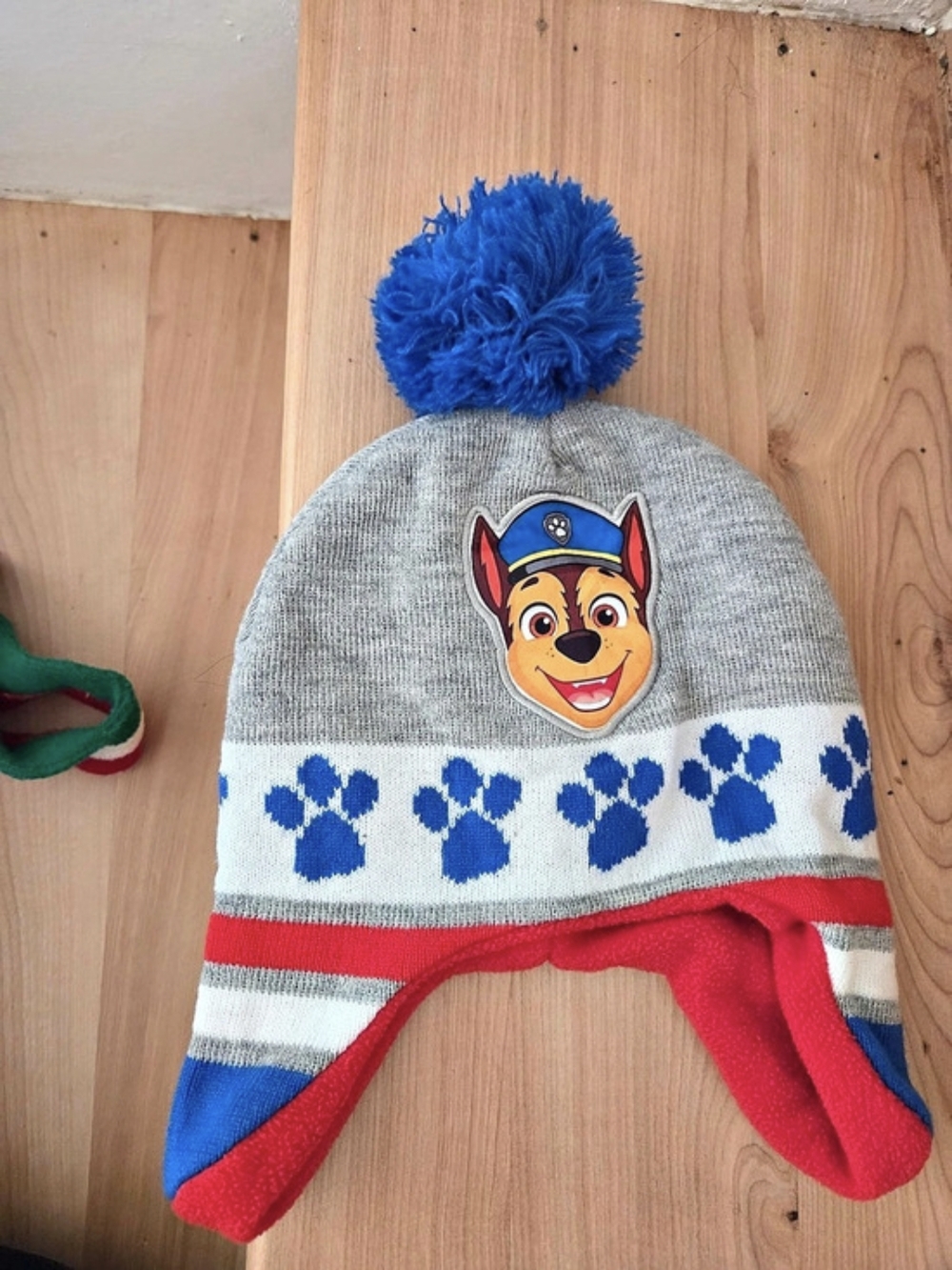 Nickelodeon Chase Paw Patrol Earflap Hat Blue & Gray